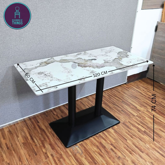 Pandora Sintered Stone Rectangular Dining Table