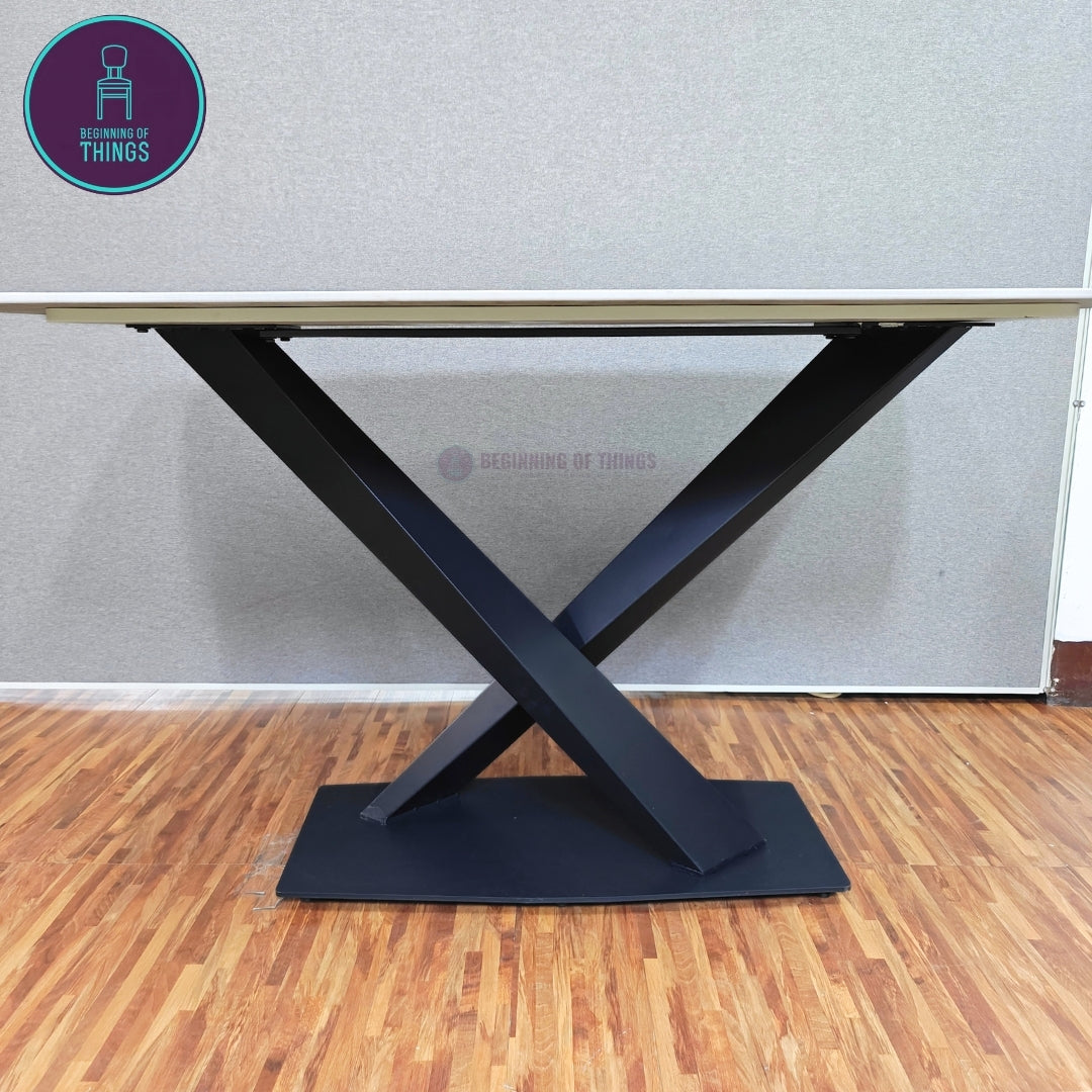 Pandora Sintered Stone Rectangular Dining Table 140 x 80 cm