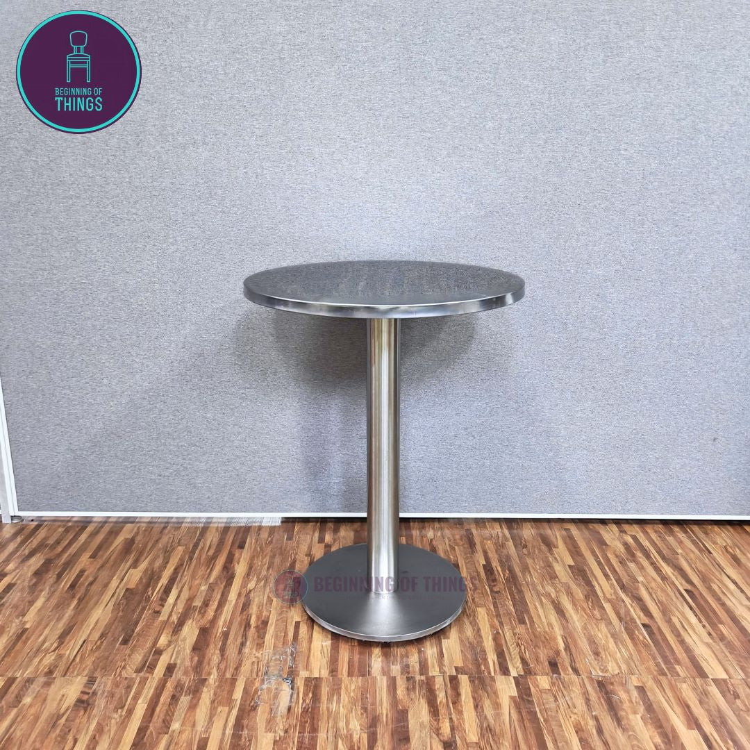 Stainless Round Dining Table 60 cm