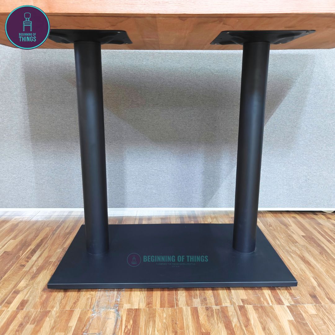 Straight Rectangular Base Dining Table Leg