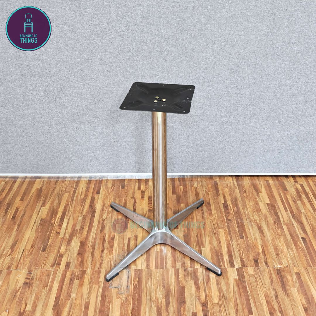 Aluminum Cross Base Dining Table Leg