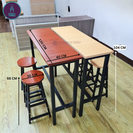 Metal Bar Set 120 x 40 cm