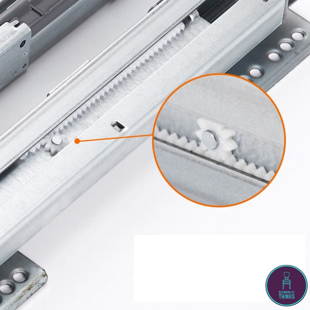 Drawer Slider Mechanism 20 inches / 50cm per pair