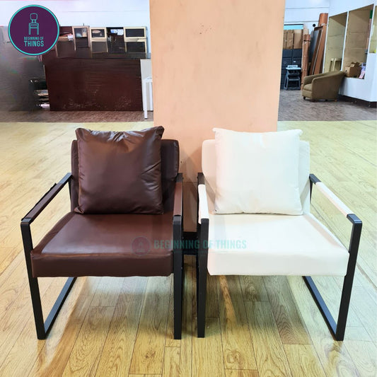 Lounge Chair with Metal Frame