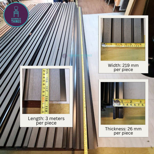 Outdoor WPC Fluted Wall Cladding Panel