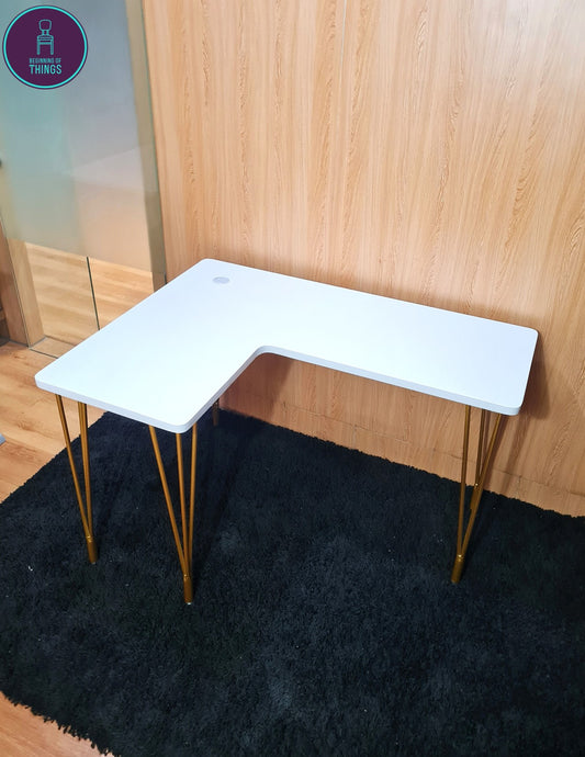 Palazzo L-Shape Computer Table