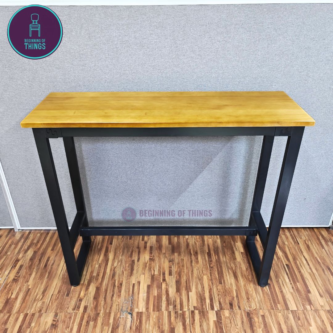 Solid Pinewood Bar Table 120 x 40 x 103 cm