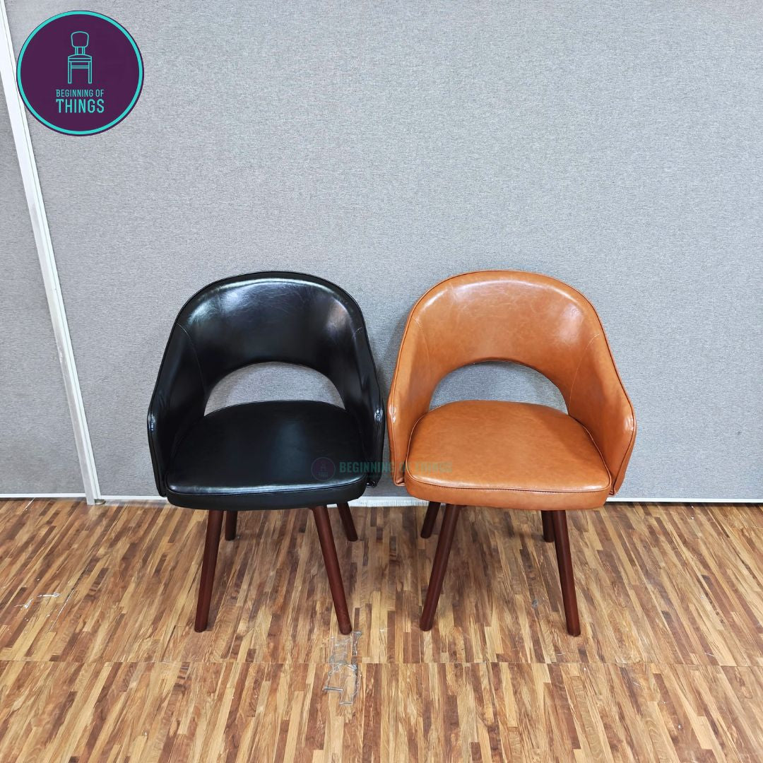 Swivel Seat PU Leather Chair