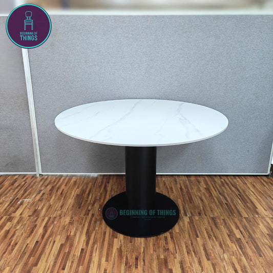 Sintered Stone Round Dining Table 110cm