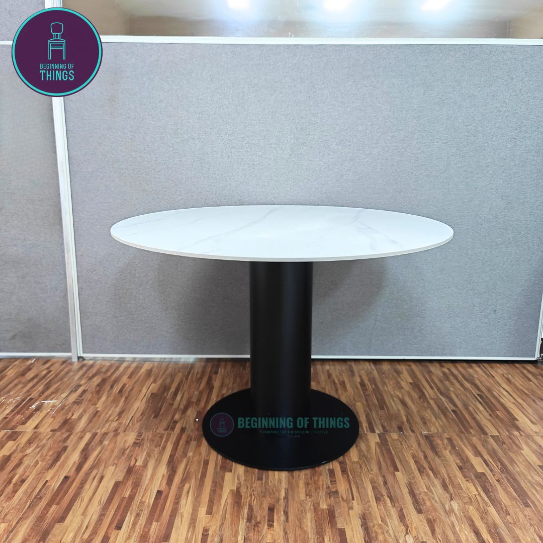 Sintered Stone Round Dining Table 110cm