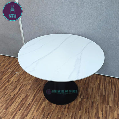 Sintered Stone Round Dining Table 110cm