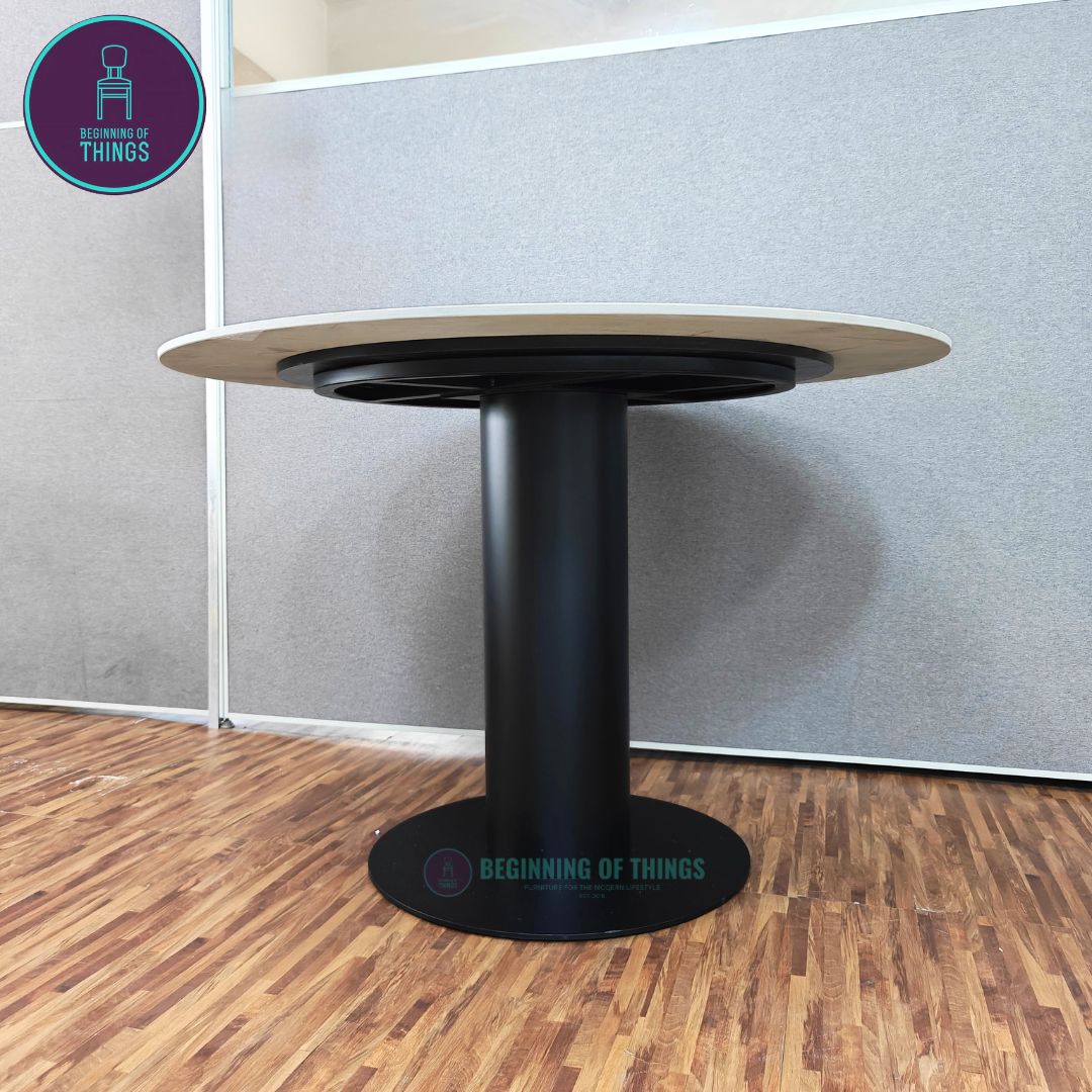 Sintered Stone Round Dining Table 110cm
