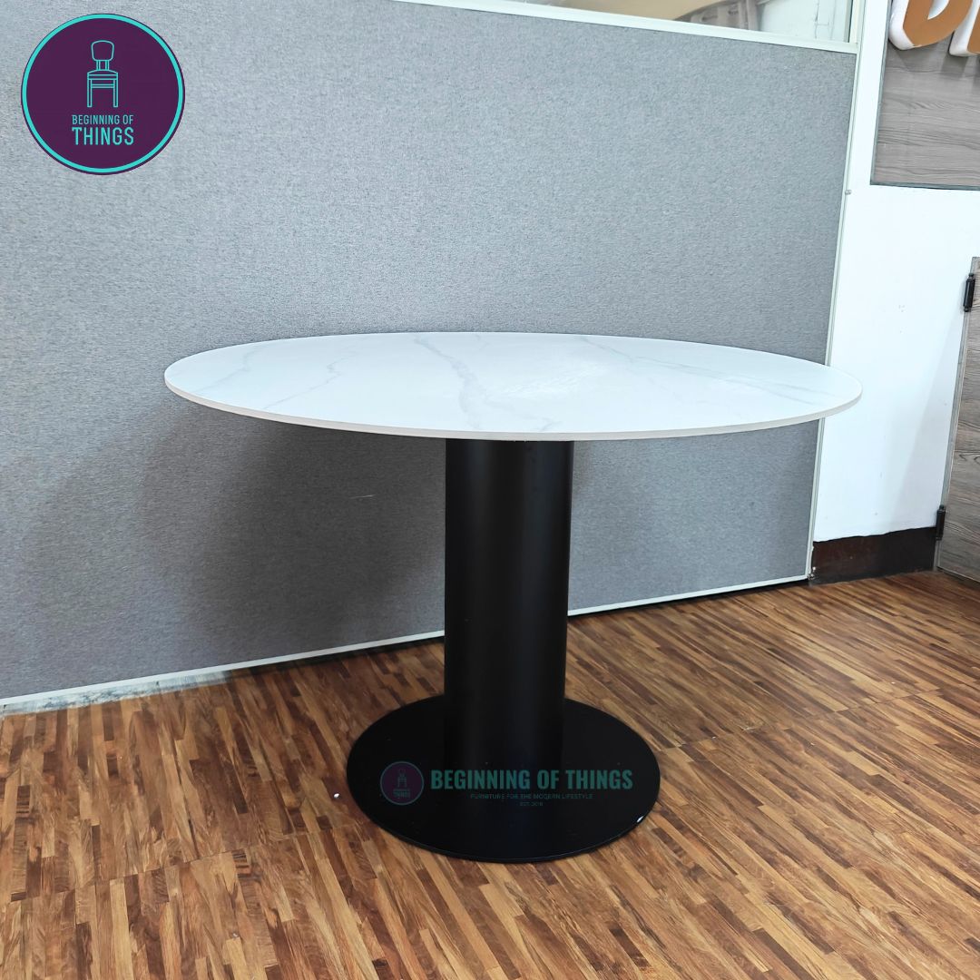 Sintered Stone Round Dining Table 110cm
