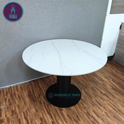 Sintered Stone Round Dining Table 110cm