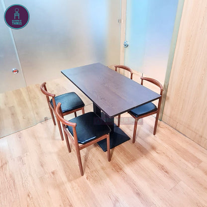 Laminated Rectangular Dining Set 4-Seater