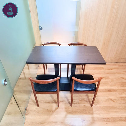 Laminated Rectangular Dining Set 4-Seater