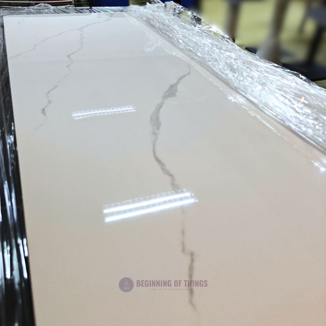 Sintered Stone Rectangular Dining Table 120 cm