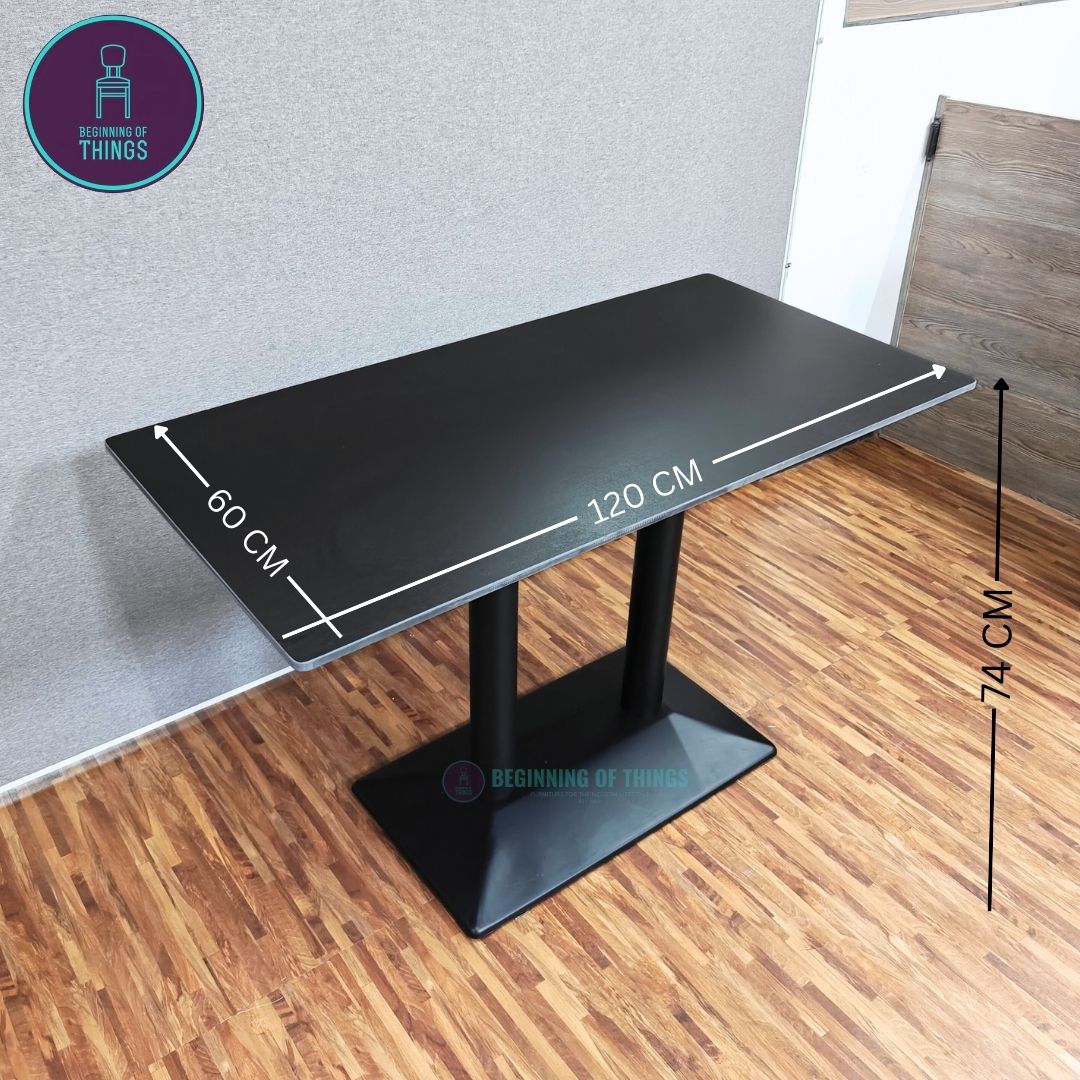 Sintered Stone Rectangular Dining Table 120 cm