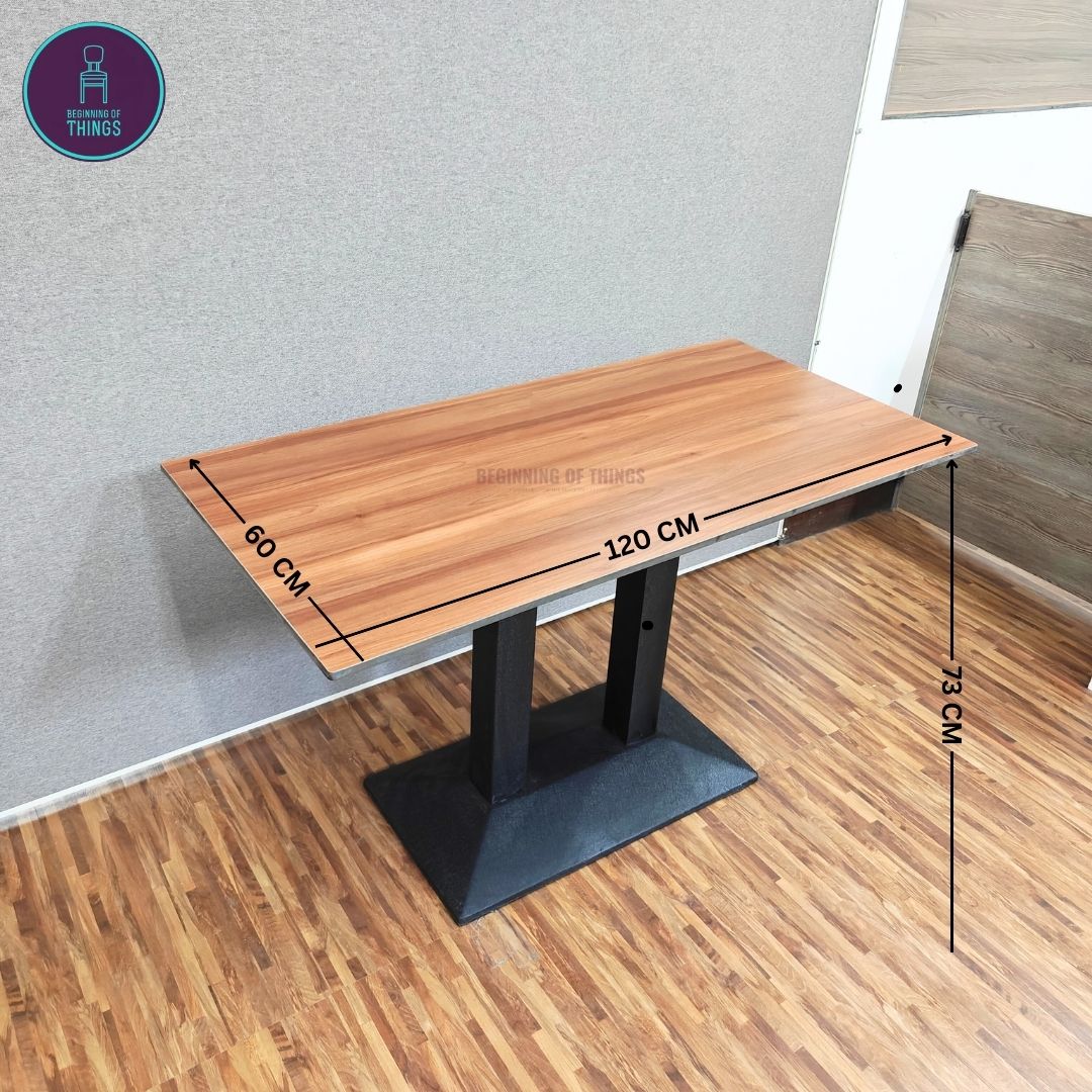 Phenolic Rectangular Dining Table 120 x 60 cm