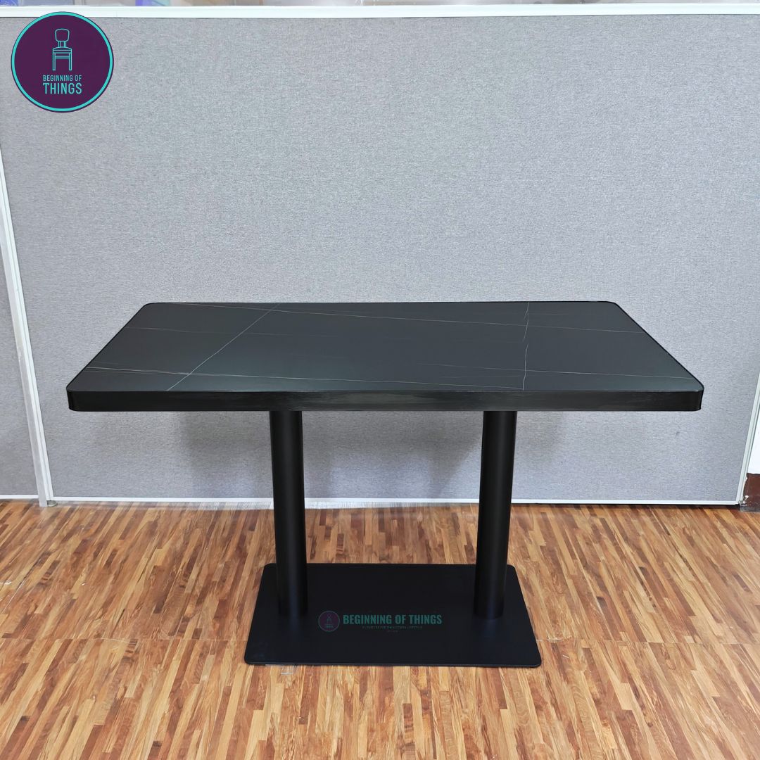 Sintered Stone w/ Edge Wrapping Rectangular Dining Table 120 cm