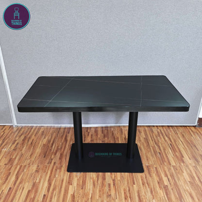 Sintered Stone w/ Edge Wrapping Rectangular Dining Table 120 cm