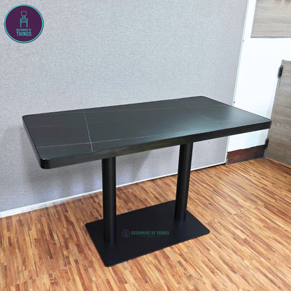 Sintered Stone w/ Edge Wrapping Rectangular Dining Table 120 cm