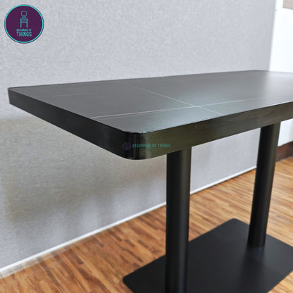 Sintered Stone w/ Edge Wrapping Rectangular Dining Table 120 cm