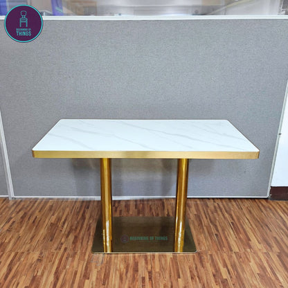 Sintered Stone w/ Edge Wrapping Rectangular Dining Table 120 cm