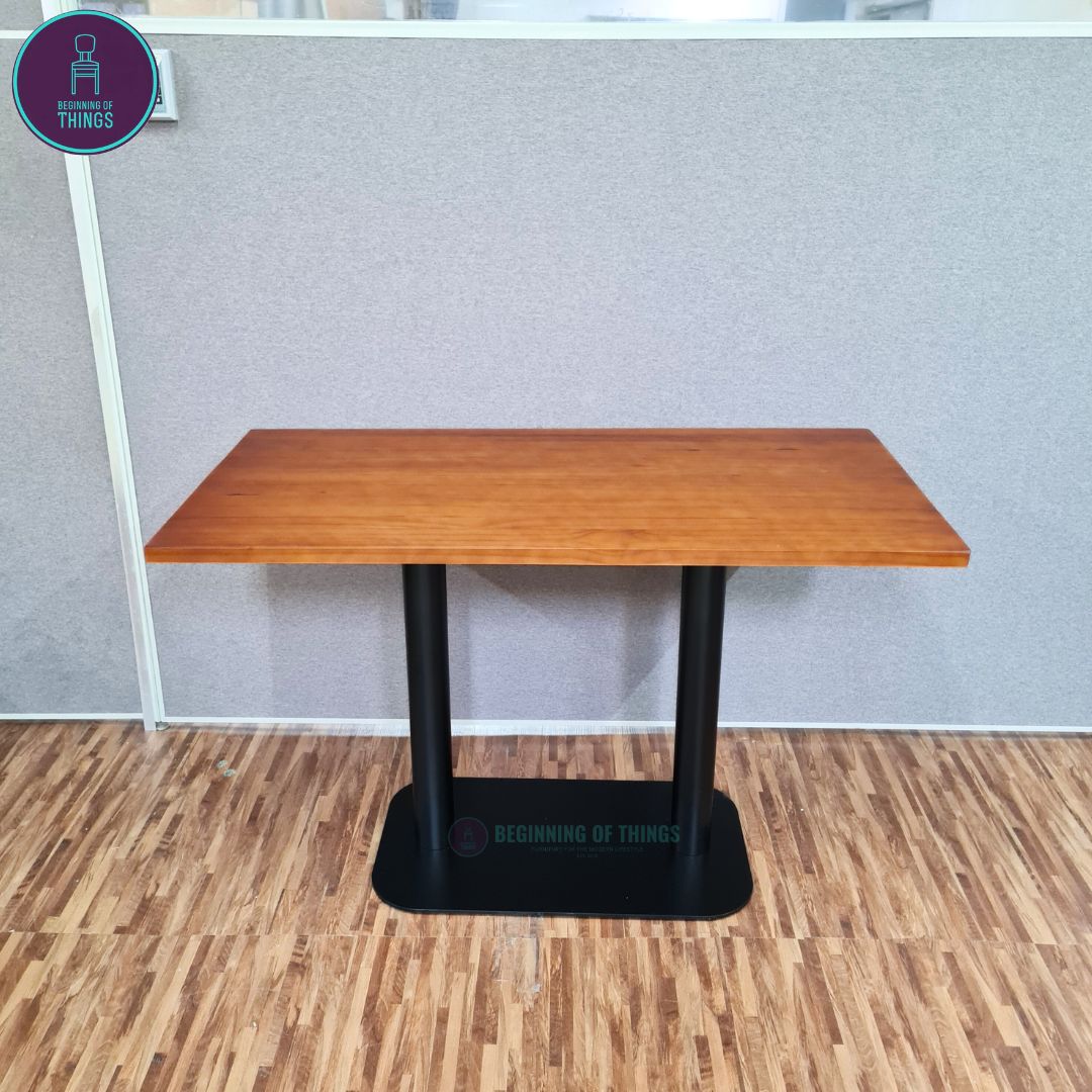 Solid Pine Wood Rectangular Dining Table 120cm