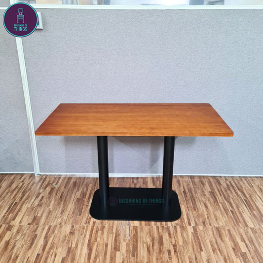 Solid Pine Wood Rectangular Dining Table 120cm