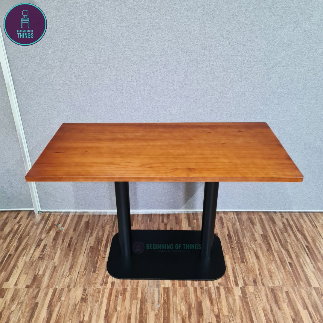 Solid Pine Wood Rectangular Dining Table 120cm