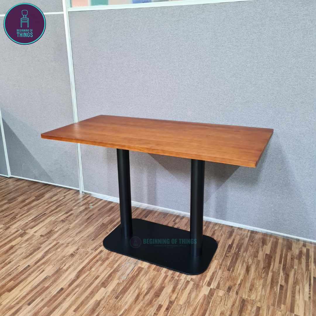 Solid Pine Wood Rectangular Dining Table 120cm