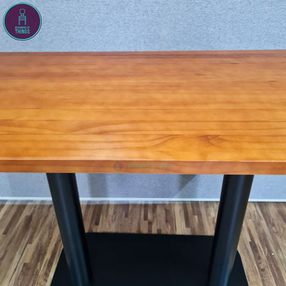 Solid Pine Wood Rectangular Dining Table 120cm
