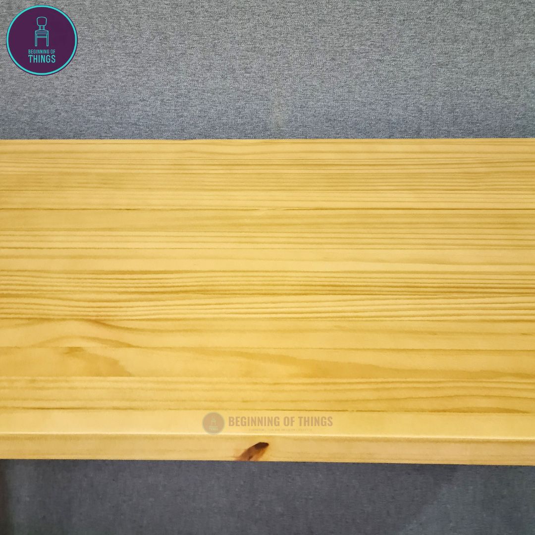 Solid Pine Wood Rectangular Dining Table 120cm