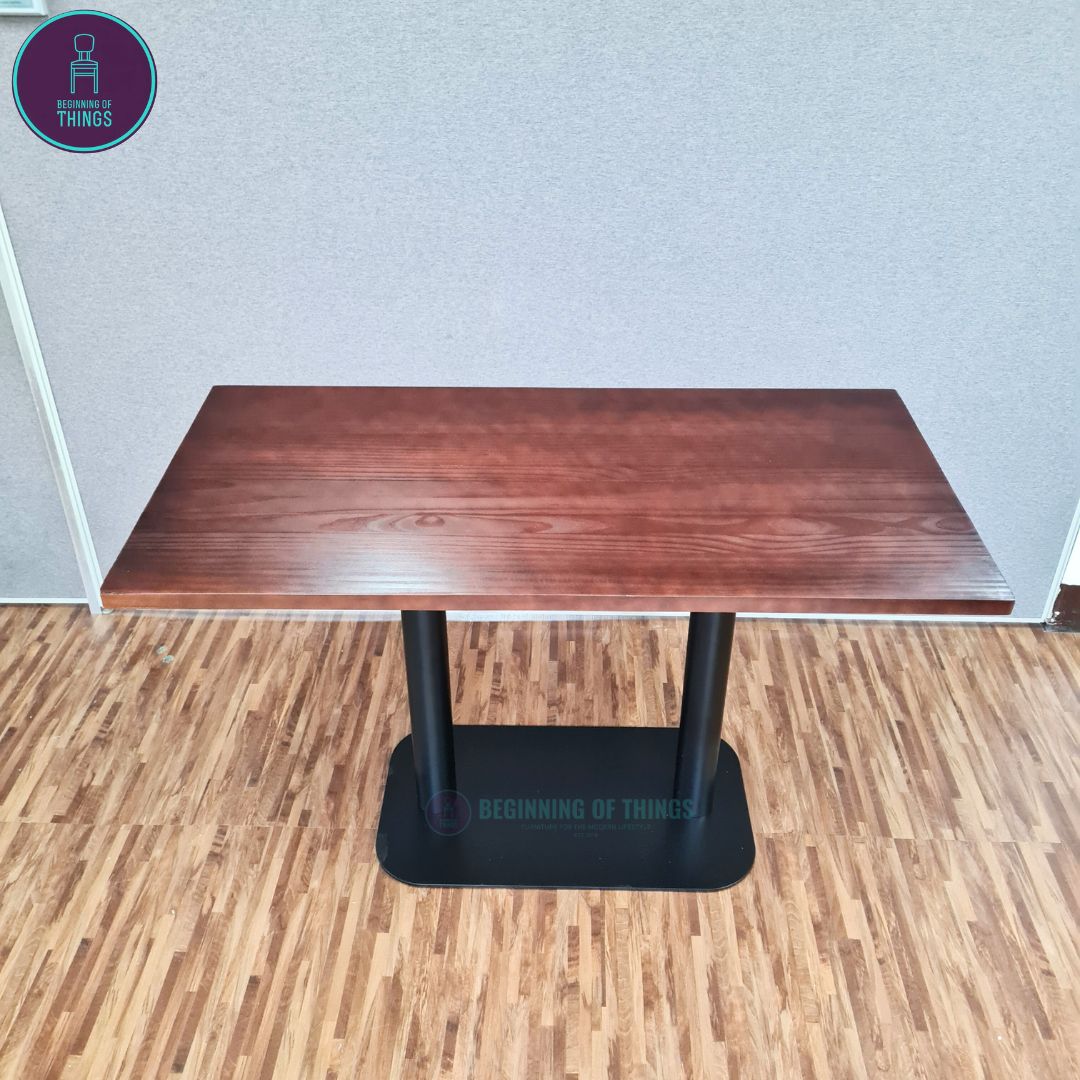 Solid Pine Wood Rectangular Dining Table 120cm