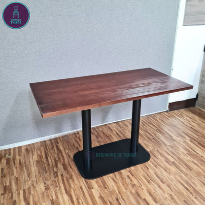 Solid Pine Wood Rectangular Dining Table 120cm