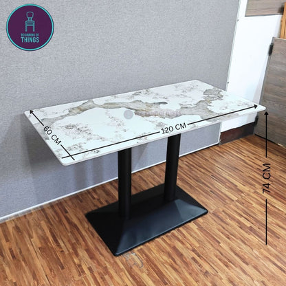 Pandora Sintered Stone Rectangular Dining Table