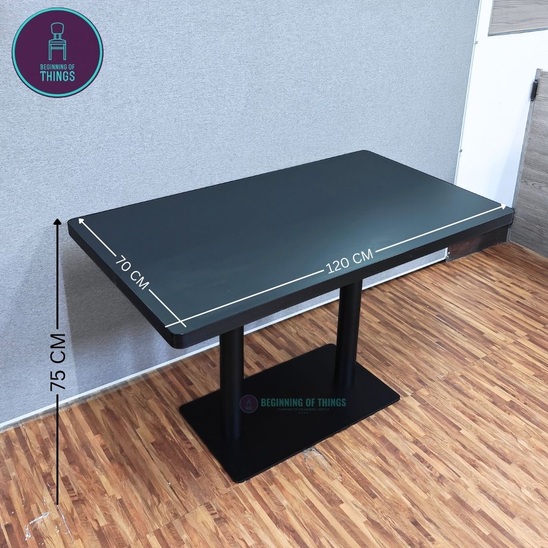 Sintered Stone w/ Edge Wrapping Rectangular Dining Table 120 cm