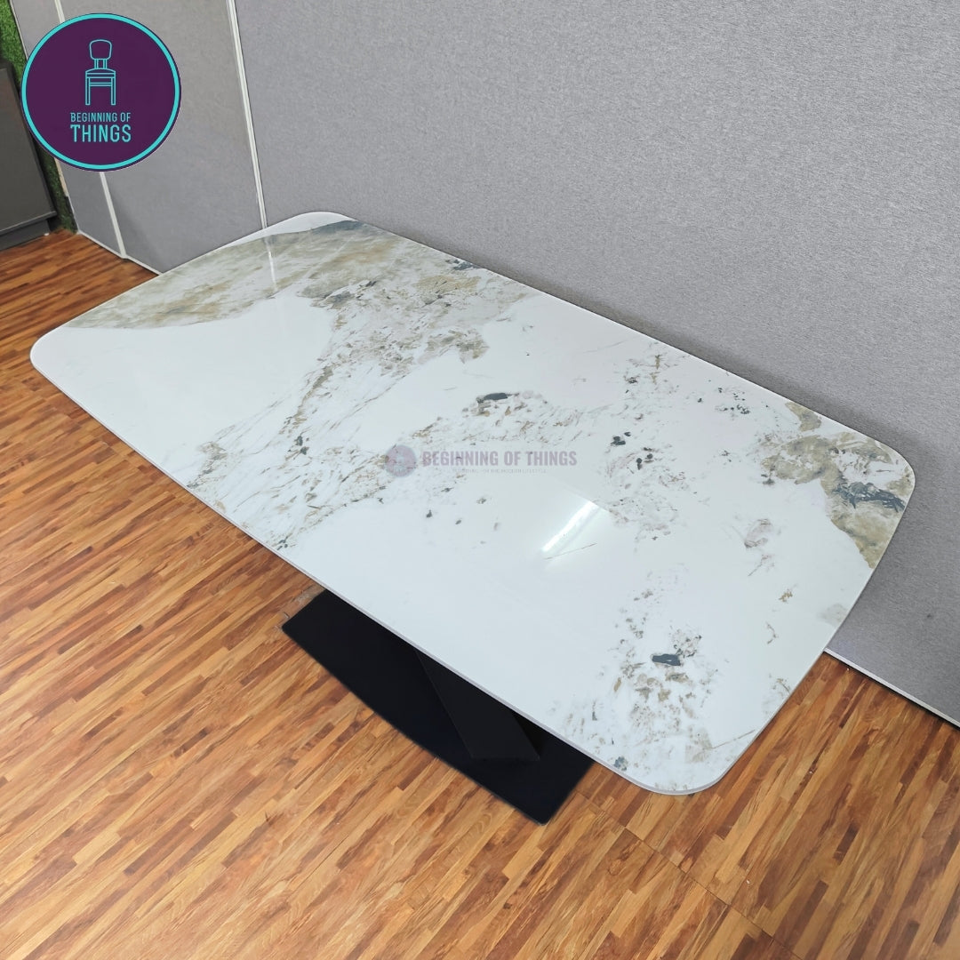 Pandora Sintered Stone Rectangular Dining Table 140 x 80 cm