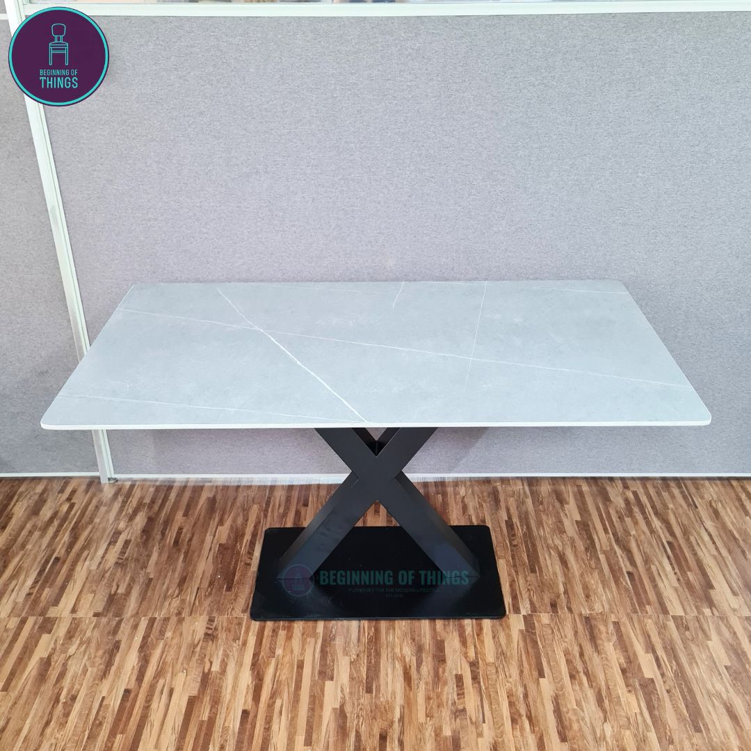 Sintered Stone Rectangular Dining Table 140 cm