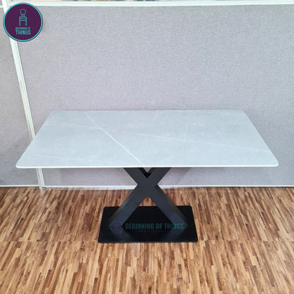 Sintered Stone Rectangular Dining Table 140 cm