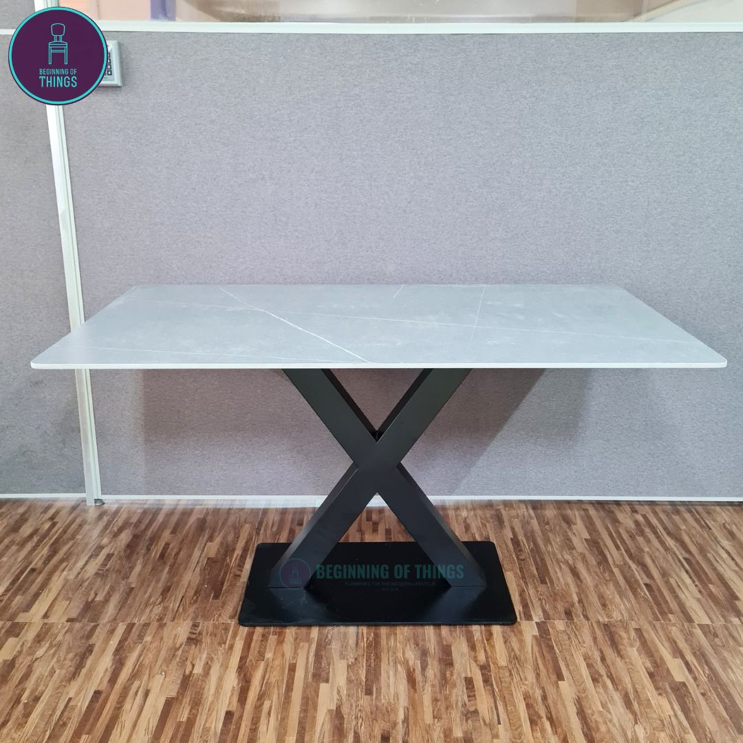 Sintered Stone Rectangular Dining Table 140 cm