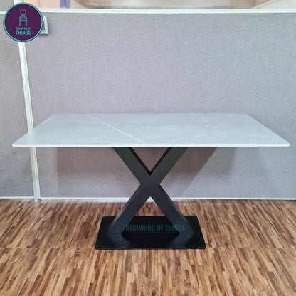 Sintered Stone Rectangular Dining Table 140 cm