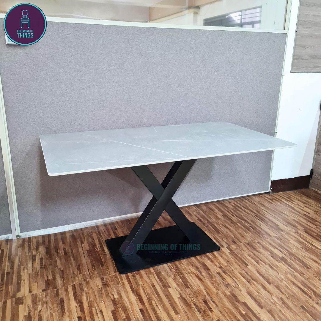 Sintered Stone Rectangular Dining Table 140 cm
