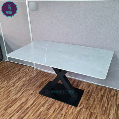 Sintered Stone Rectangular Dining Table 140 cm