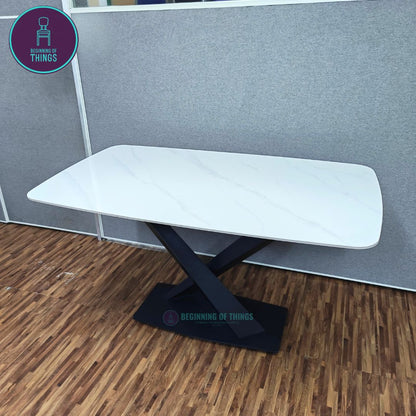 Sintered Stone Rectangular Dining Table 140 x 80 cm