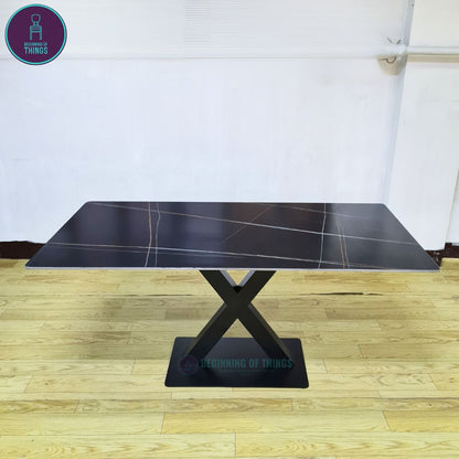 Sintered Stone Rectangular Dining Table 160 cm
