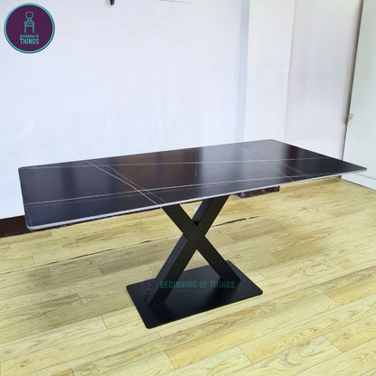 Sintered Stone Rectangular Dining Table 160 cm