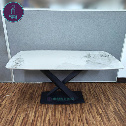 Pandora Sintered Stone Rectangular Dining Table 160 x 80 cm