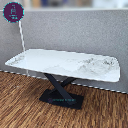 Pandora Sintered Stone Rectangular Dining Table 160 x 80 cm